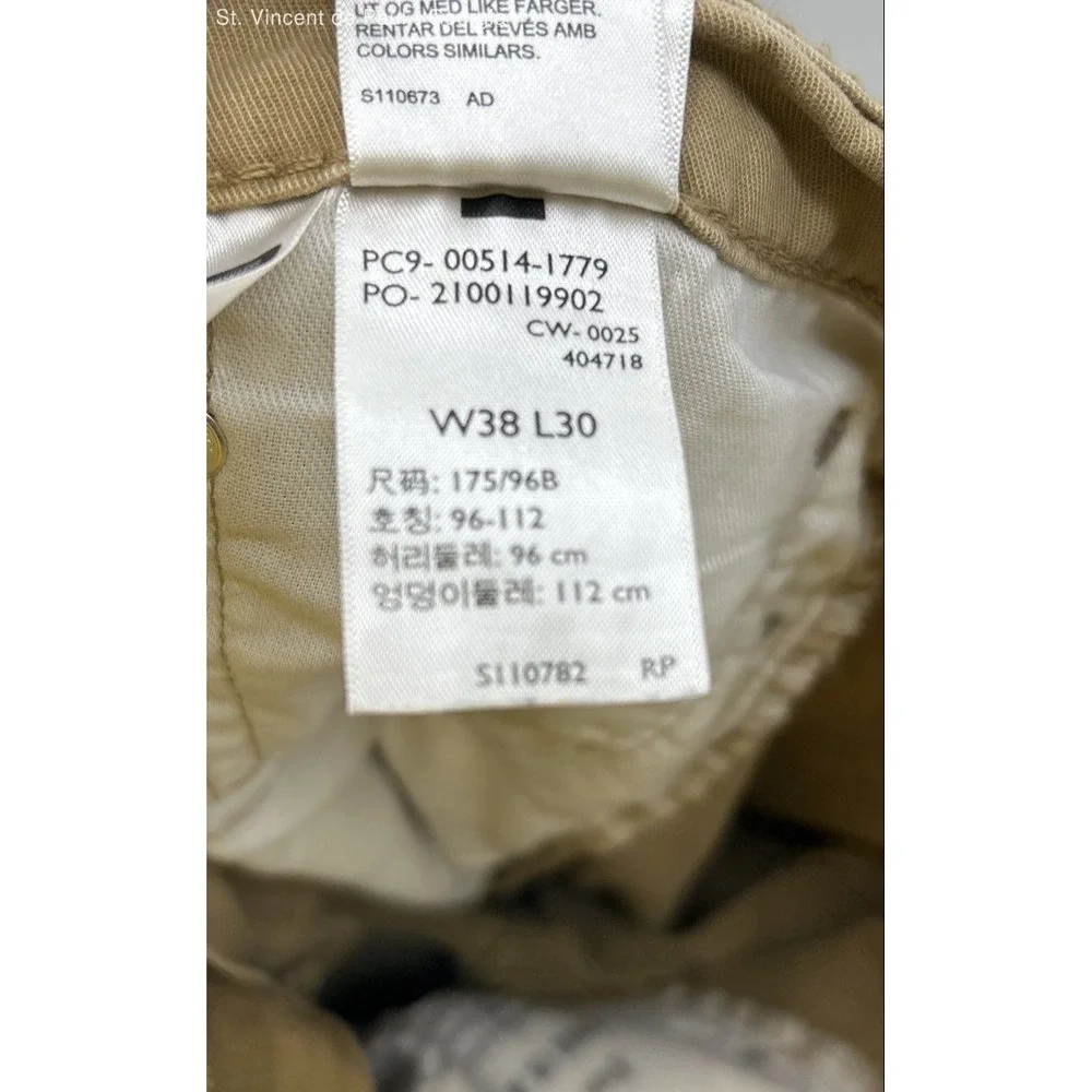 Levi's 511 Tapered Fit Pants Men's 38x30 Brown Casual